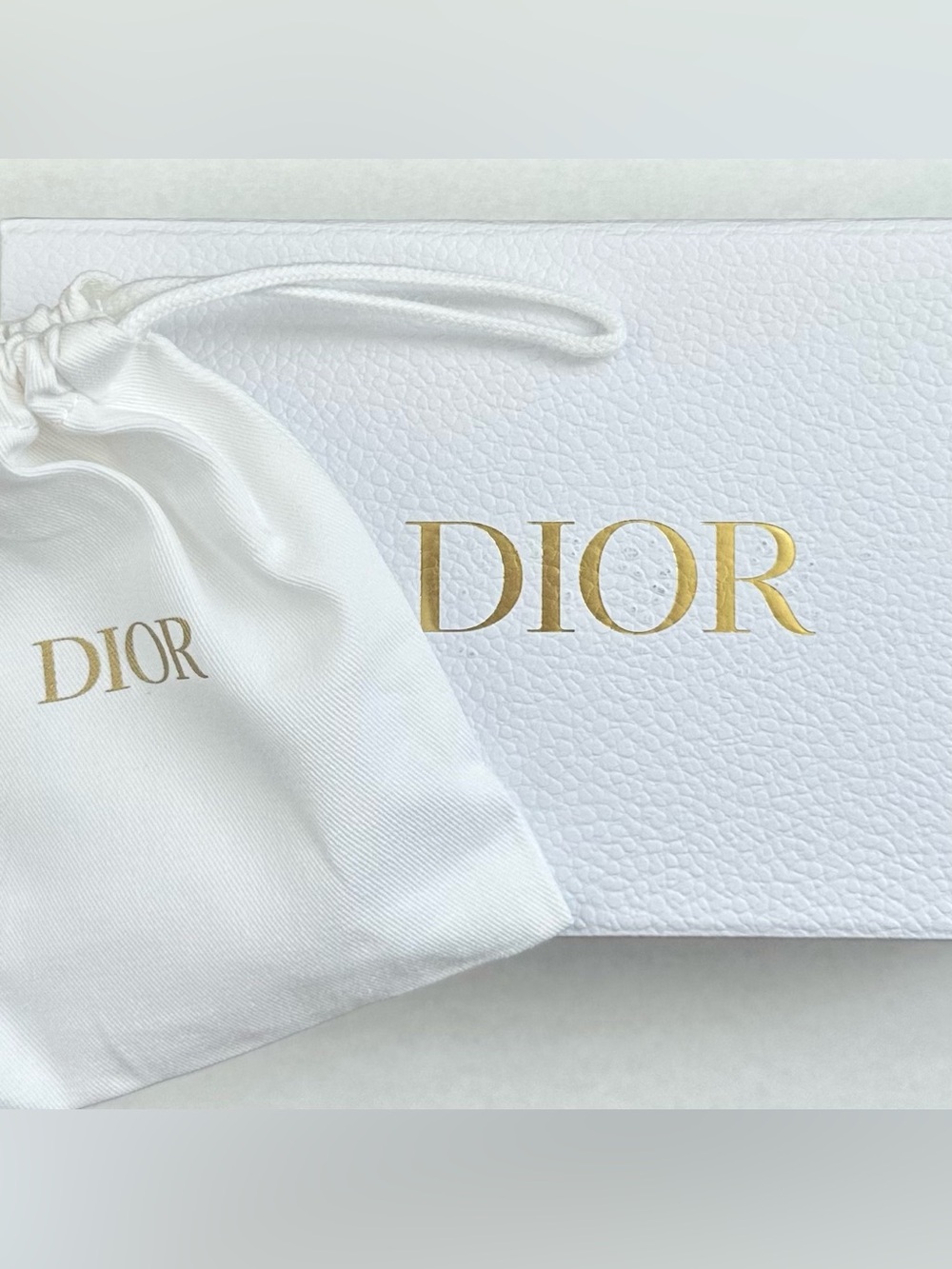 Dior Empty Box and Dust Bag Drawstring Pouch Logo Classic Gift Packaging